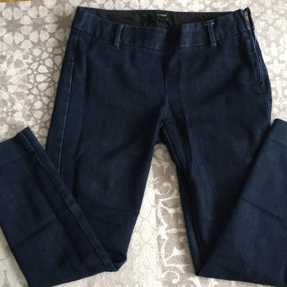 J. Crew Denim - City fit dark zipper pants